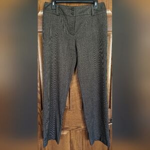 AB Studio Brown Straight Leg Trousers - Size 6